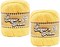 (Pack of 2) Lily Sugar'n Cream Yarn - Solids Super Size-Yellow